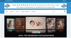 Desktop Screenshot of newbornphotographers.com